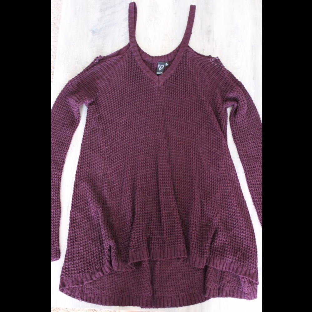 Cold Shoulder Sweater